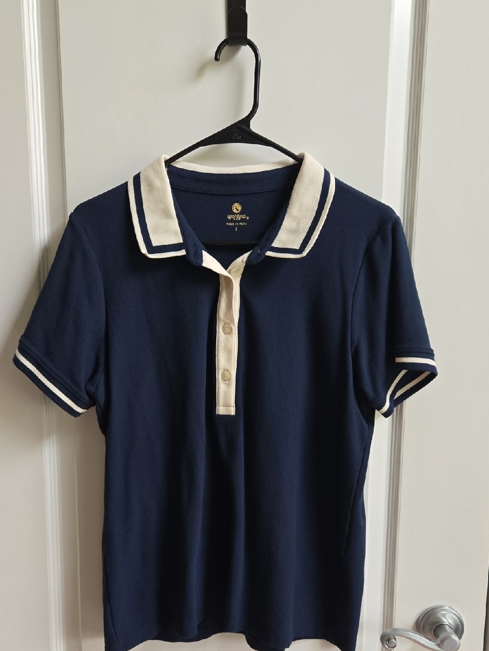 Spartina 449 Navy Polo Top